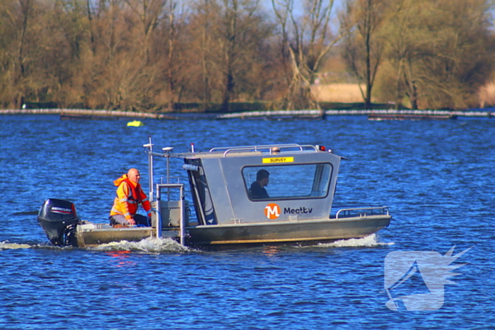 Zandzakken geplaatst ter voorkoming van overstroming