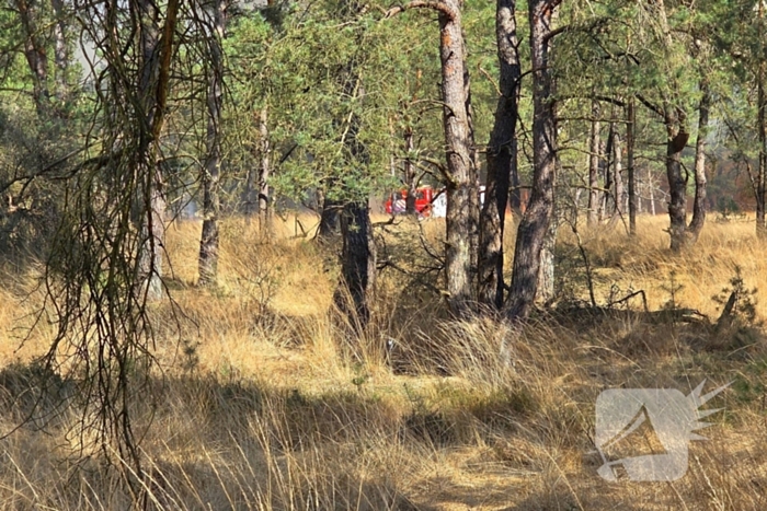 NL-alert voor brand in heidegebied