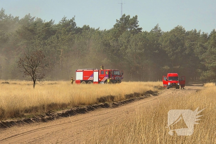 NL-alert voor brand in heidegebied