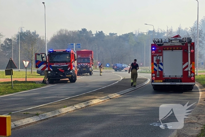 NL-alert voor brand in heidegebied