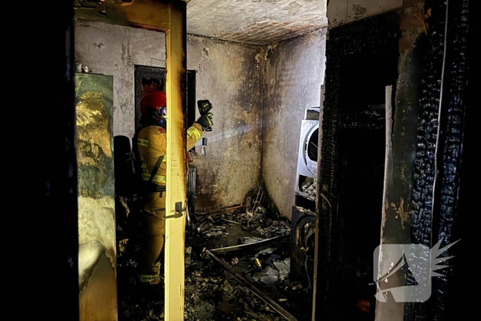 Kat vermist bij woningbrand