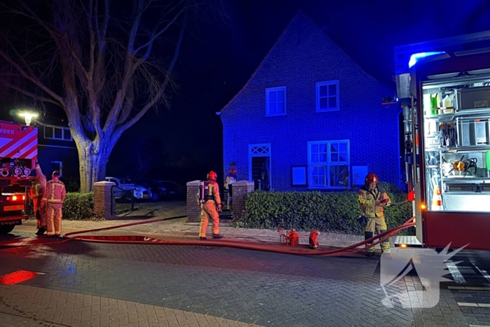 Kat vermist bij woningbrand