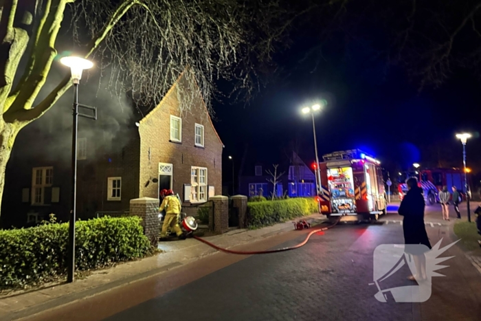 Kat vermist bij woningbrand