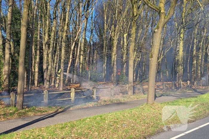 Uitslaande brand in bijgebouw