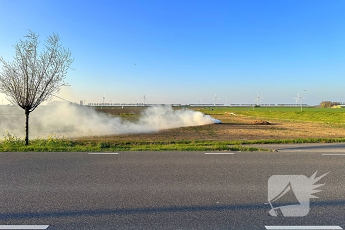 Derde keer brand op weiland in twee dagen tijd