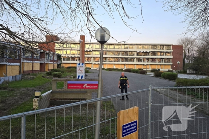 Grote inzet van politieagenten en politiehelikopter boj inbraakmelding