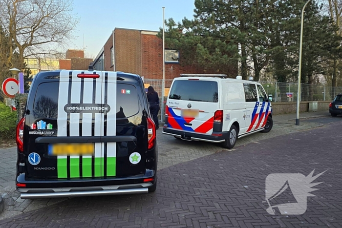 Grote inzet van politieagenten en politiehelikopter boj inbraakmelding