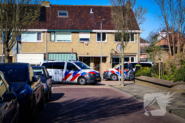 Fietsster aangereden door bestelbus