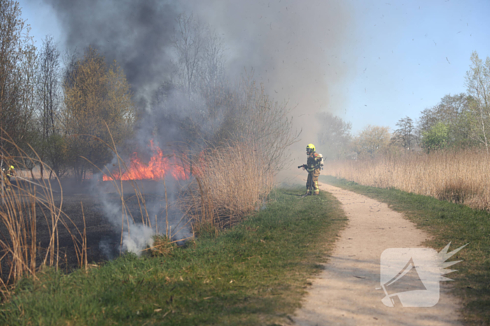 Grote natuurbrand uitgebroken in Doncksebos