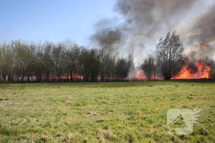 Grote natuurbrand uitgebroken in Doncksebos
