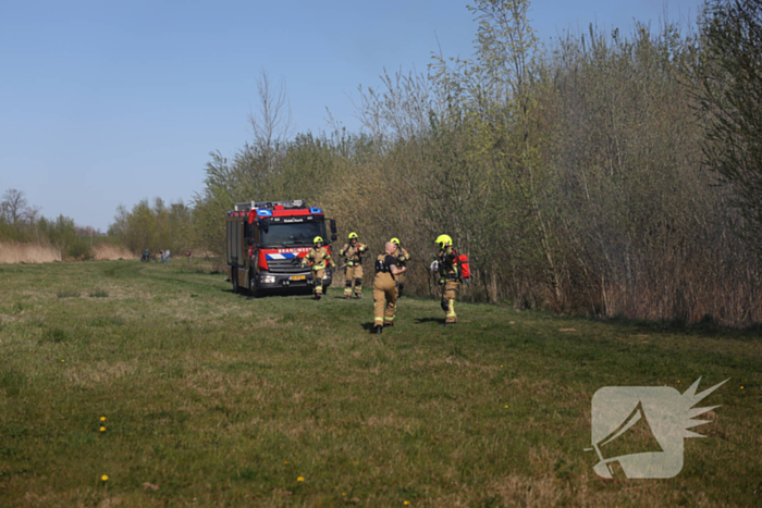 Grote natuurbrand uitgebroken in Doncksebos