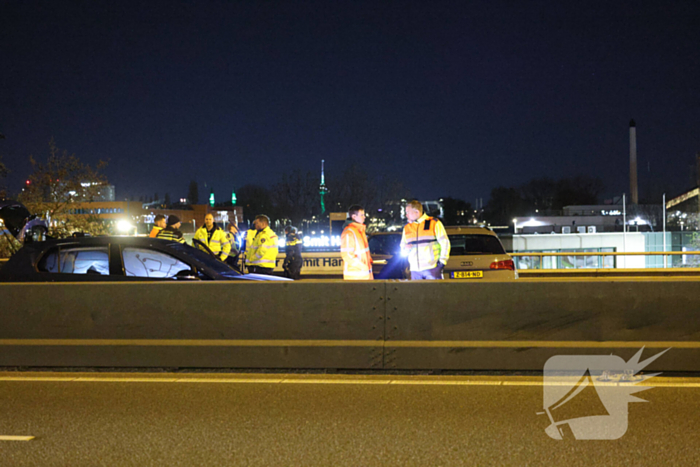 Persoon springt van viaduct bij ruzie na botsing