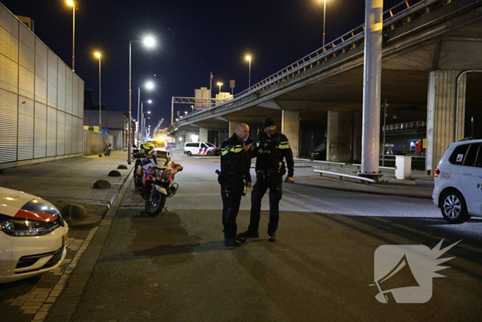 Persoon springt van viaduct bij ruzie na botsing