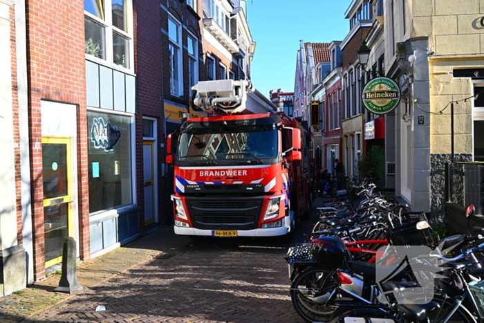 Restaurant ontruimd wegens brand bovenwoning
