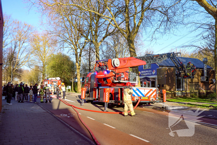 Snelle blussing voorkomt verdere schade aan snackbar