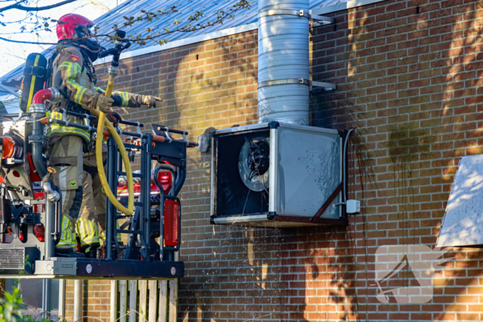 Snelle blussing voorkomt verdere schade aan snackbar