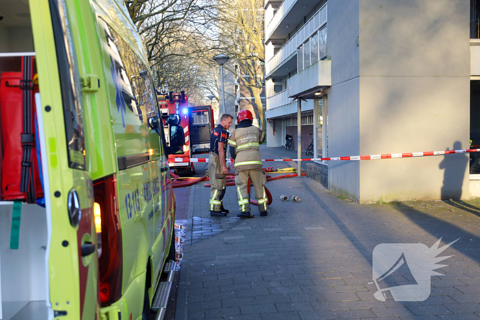 Slachtoffer bij brand in flatwoning