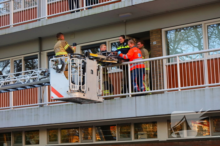 Slachtoffer bij brand in flatwoning