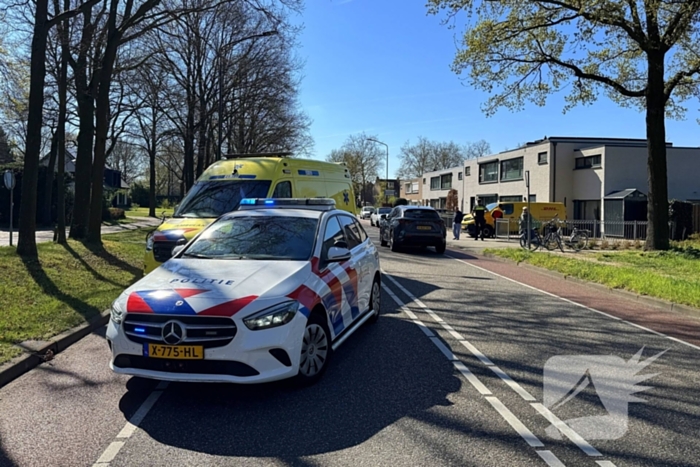 Fietser aangereden door pakketbezorger