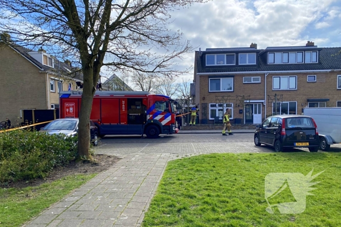 Brandweer ingezet voor gaslekkage in woning