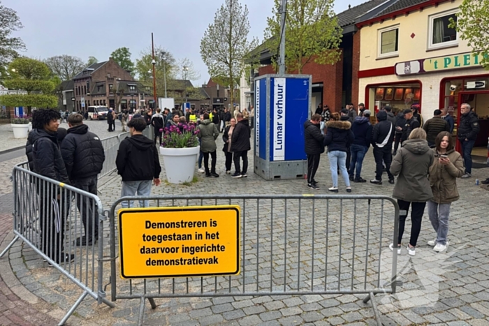 Extra veiligheidsmaatregelen bij protest tegen asielzoekerscentrum