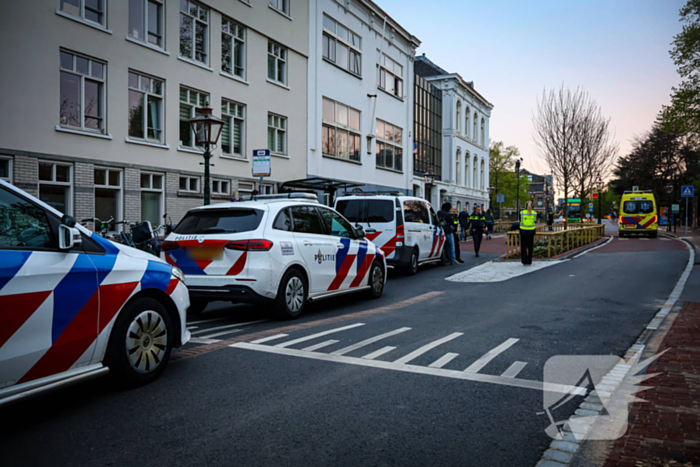 Aanrijding tussen wielrenner en voetganger
