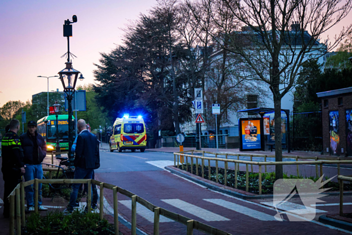 Aanrijding tussen wielrenner en voetganger