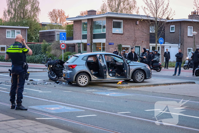 Zwaar ongeval tussen twee voertuigen