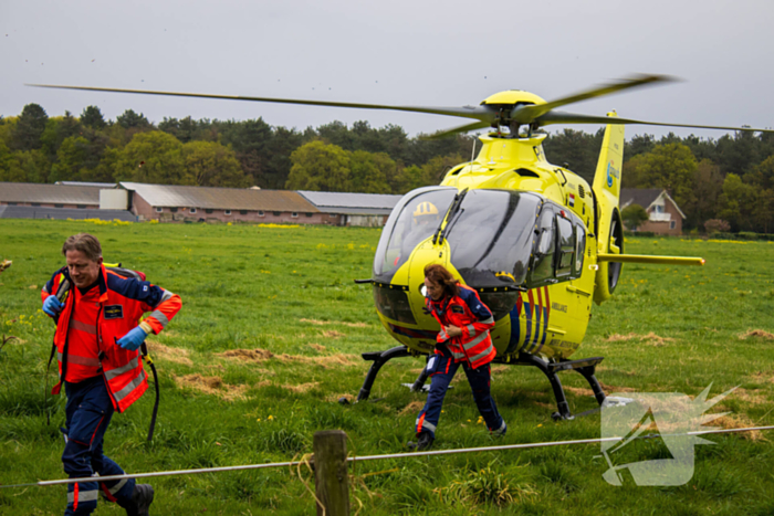 Traumateam ingezet voor medische noodsituatie op manege