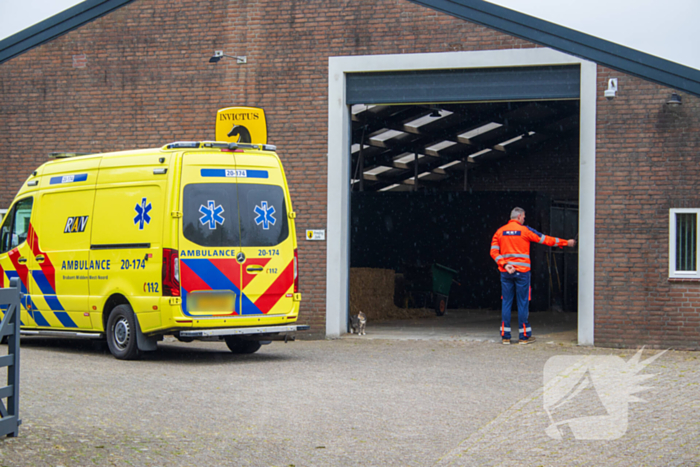 Traumateam ingezet voor medische noodsituatie op manege