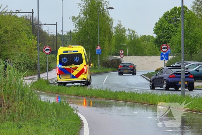 Oliesooor in Koepeltunnel zorgt voor ongeval