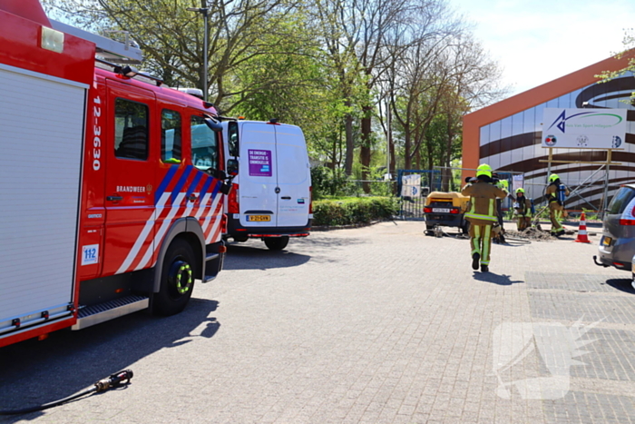 Gaslekkage door aanleg glasvezel
