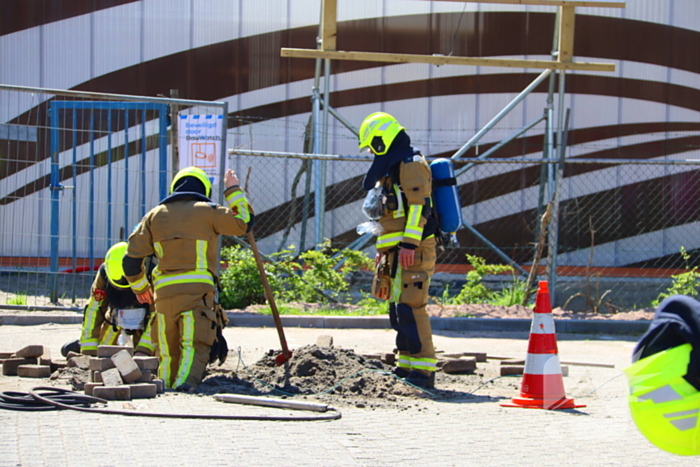 Gaslekkage door aanleg glasvezel