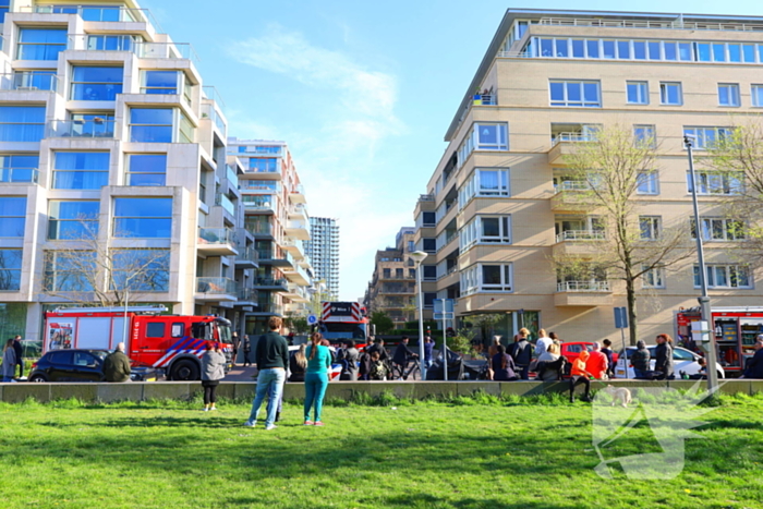 Brandweer zet zich in voor woningbrand