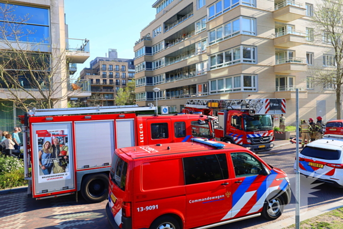 Brandweer zet zich in voor woningbrand