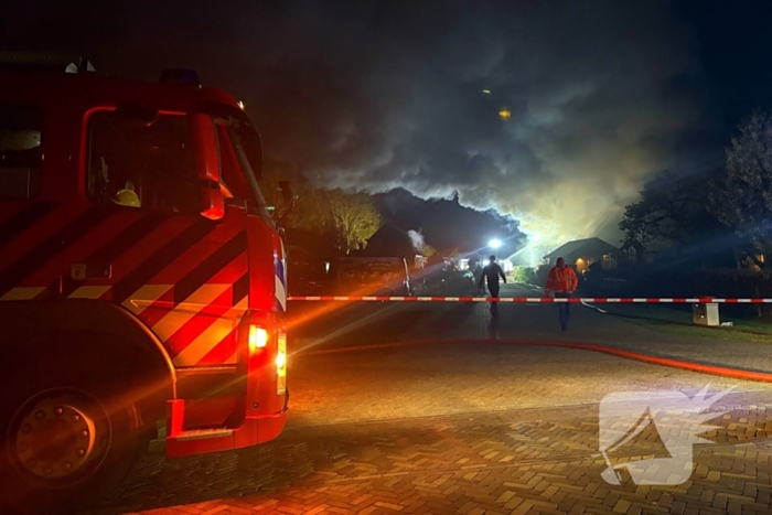 Brand in schuur met zonnepanelen