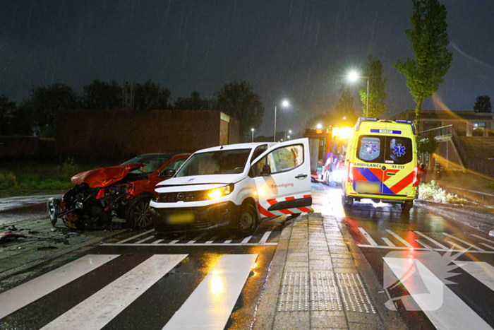 Drie beveiligingsauto's betrokken bij ongeval