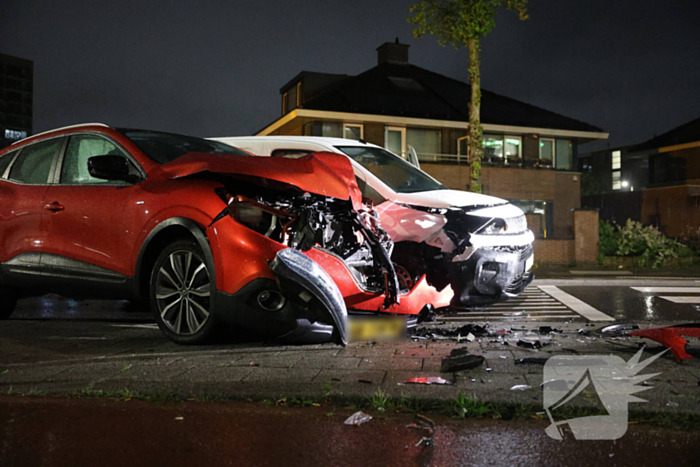 Drie beveiligingsauto's betrokken bij ongeval