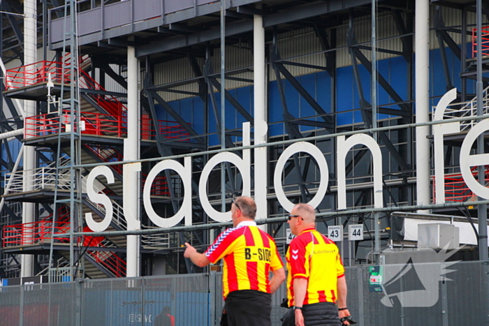 Spanning bij supporters voor bekerfinale