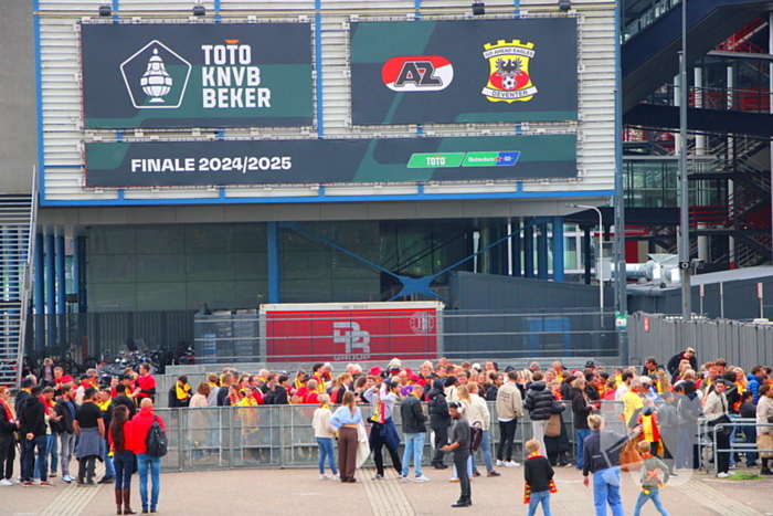 Spanning bij supporters voor bekerfinale