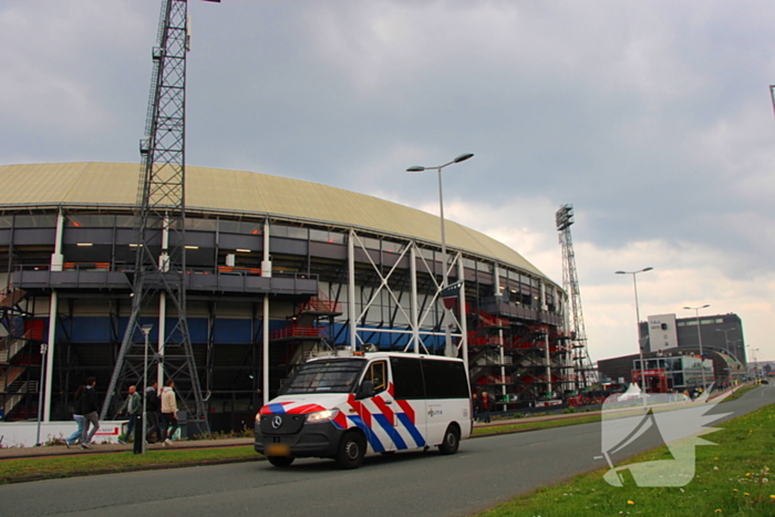 Spanning bij supporters voor bekerfinale