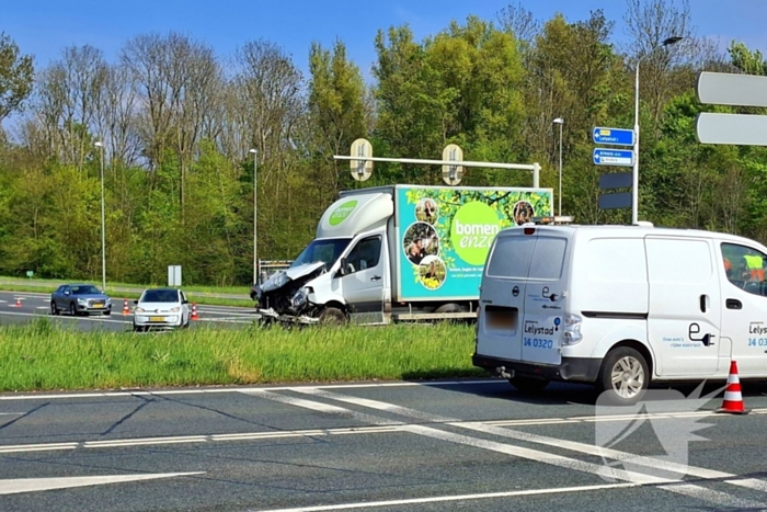 Politie botst tijdens achtervolgen van motorrijder