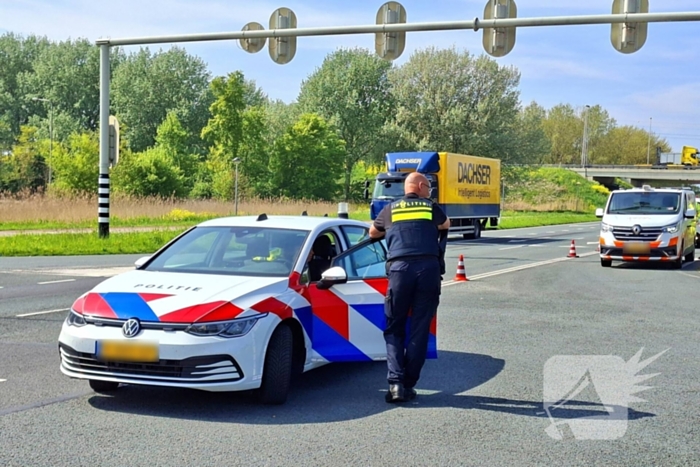 Politie botst tijdens achtervolgen van motorrijder