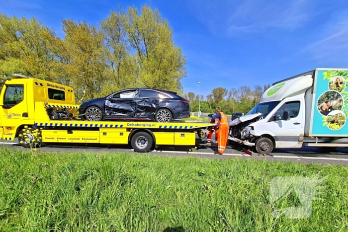 Politie botst tijdens achtervolgen van motorrijder
