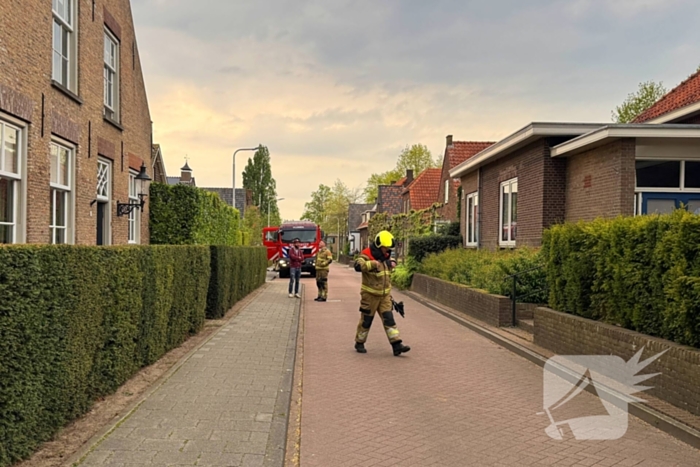 Brandweer ingezet voor schoorsteenbrand