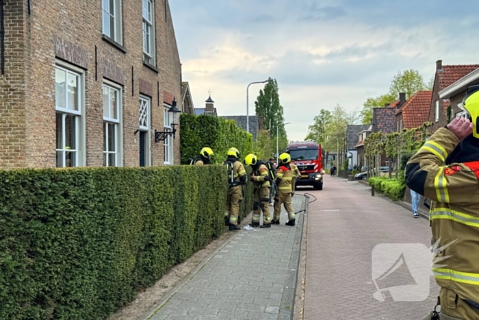 Brandweer ingezet voor schoorsteenbrand