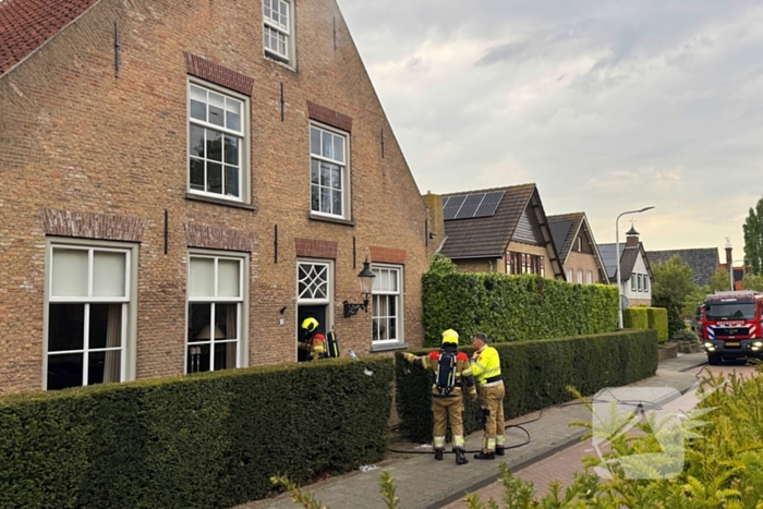 Brandweer ingezet voor schoorsteenbrand