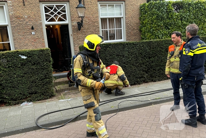 Brandweer ingezet voor schoorsteenbrand