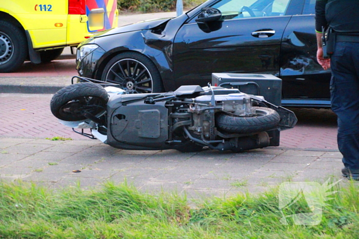 Maaltijdbezorger aangereden