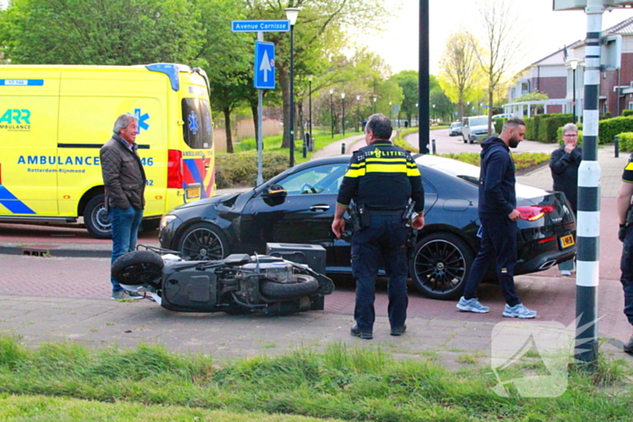 Maaltijdbezorger aangereden